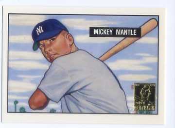 1996 Topps Mantle #1 Mickey Mantle 51 Bow