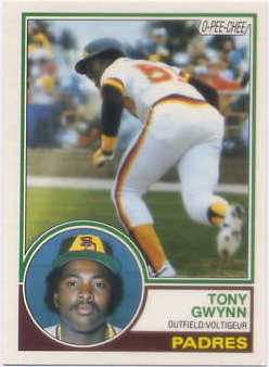 1983 O-Pee-Chee #143 Tony Gwynn RC