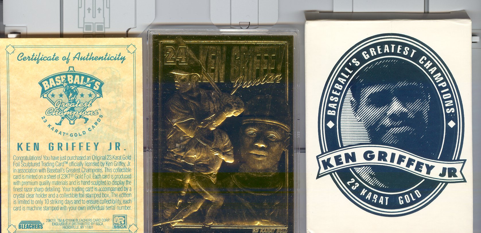 1991 Bleachers 23K Griffey Jr. #1 Ken Griffey Jr./Moeller High
