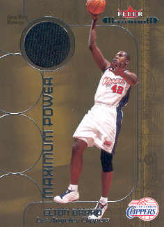 2001-02 Fleer Maximum Power Warm-Ups Gold #6 Elton Brand
