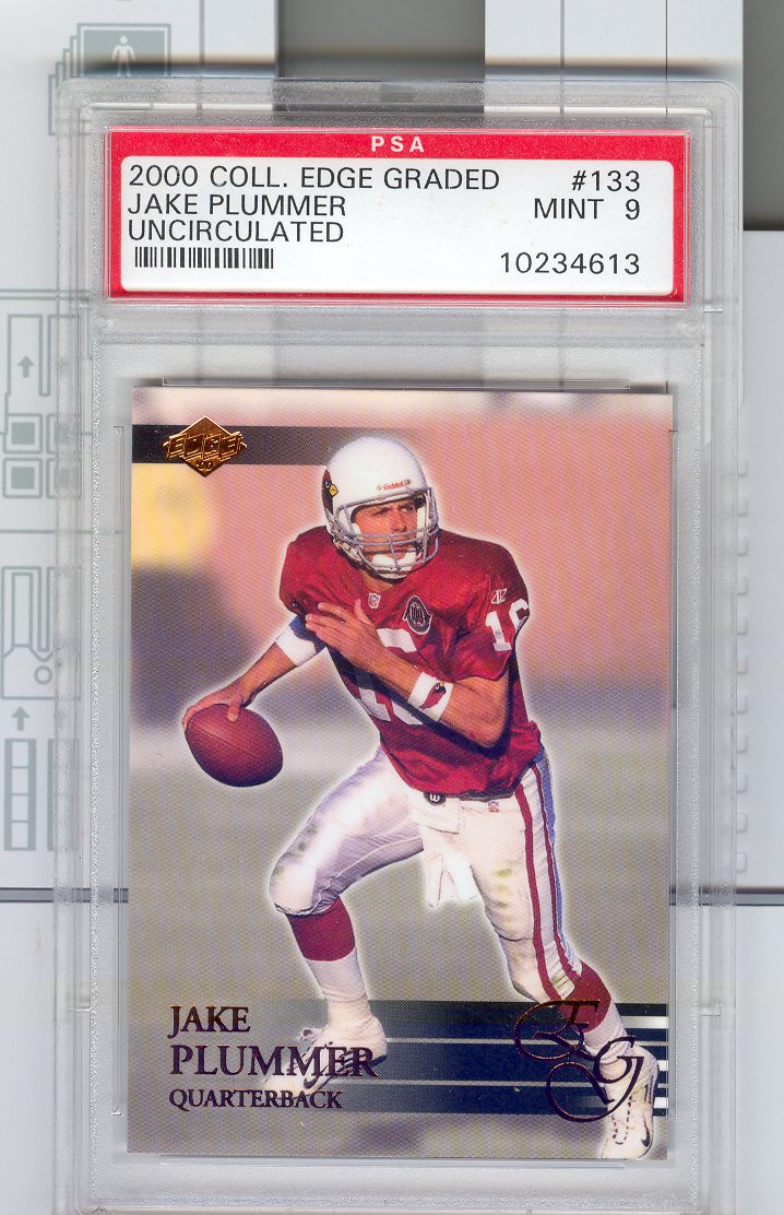 2000 Collector's Edge EG  #133  Jake  Plummer  PPA Graded Mint 9   Uncirculated $20.00