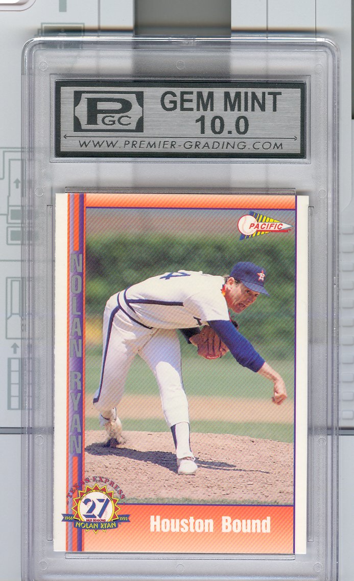 1993 Pacific Texas Express Nolan Ryan #140   Graded PGC GEM MINT 10.0  $30.00