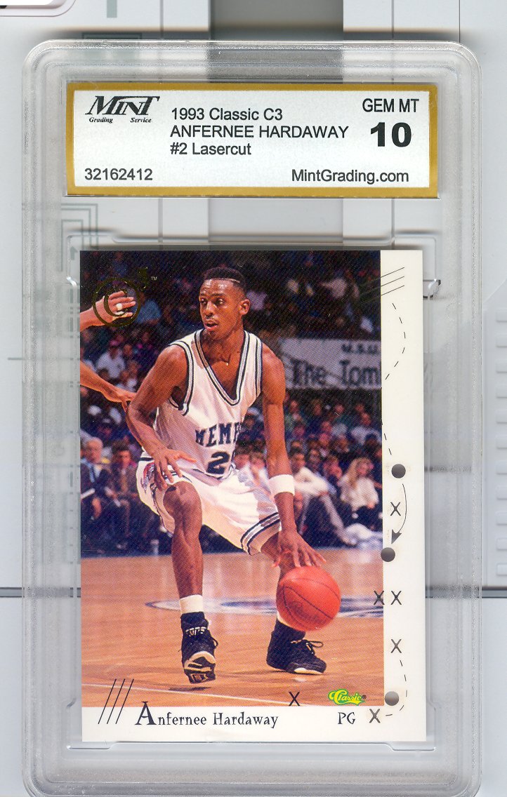 1993 Classic C3 #2 Anfernee Hardaway   Graded MINT Grading Service GEM  MT  10  $30.00