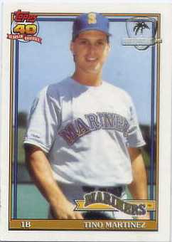 1991 Topps Desert Shield #482 Tino Martinez