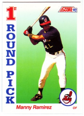 1992 Score #800 Manny Ramirez RC