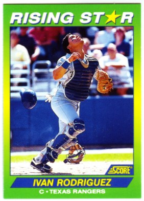 1992 Score 100 Rising Stars #77 Ivan Rodriguez