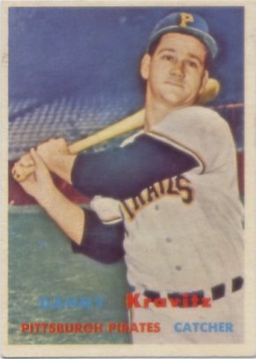 1957 Topps #267 Danny Kravitz RC