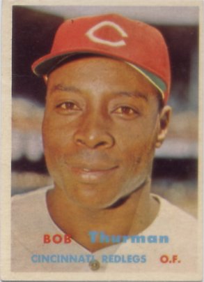 1957 Topps #279 Bob Thurman RC
