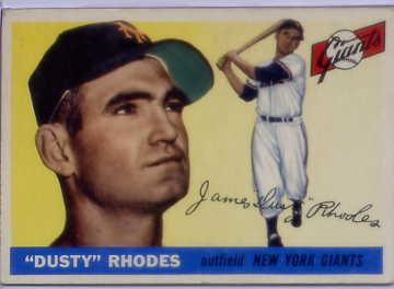 1955 Topps #1 Dusty Rhodes