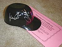HOWARD JOHNSON and KAZ ISHII autographed New York Mets sundae mini-helmet