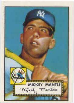 1983 Topps 1952 Reprint #311 M.Mantle