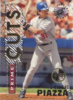 1996 Stadium Club Members Only Parallel #PC7 Mike Piazza