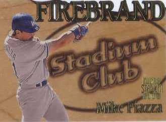 1997 Stadium Club Members Only Parallel #FB10 Mike Piazza