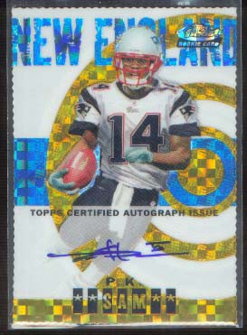 2004 Finest Refractors Xfractors #124 P.K. Sam AU