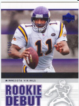 2005 Upper Deck Rookie Debut Blue #54 Daunte Culpepper