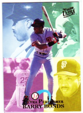 1993 Ultra Performers #1 Barry Bonds