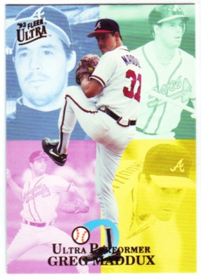 1993 Ultra Performers #6 Greg Maddux
