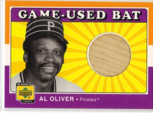 2001 Upper Deck Decade 1970's Game Bat #BAO Al Oliver