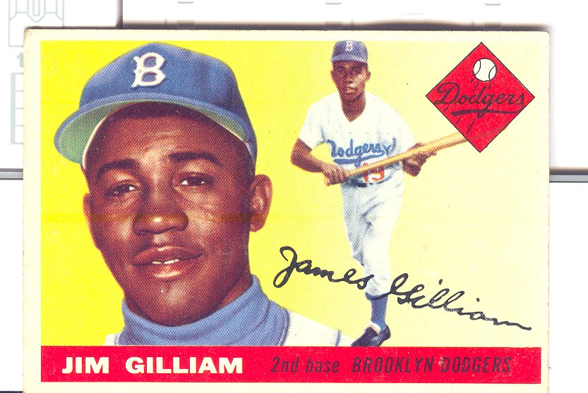 1955 Topps #5 Jim Gilliam