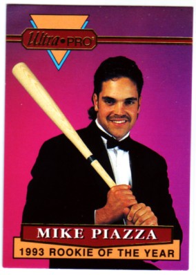 1994 Rembrandt Ultra-Pro Piazza #1 Mike Piazza/(In tux, holding bat)