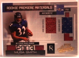 2003 Absolute Memorabilia #163 Musa Smith RPM RC