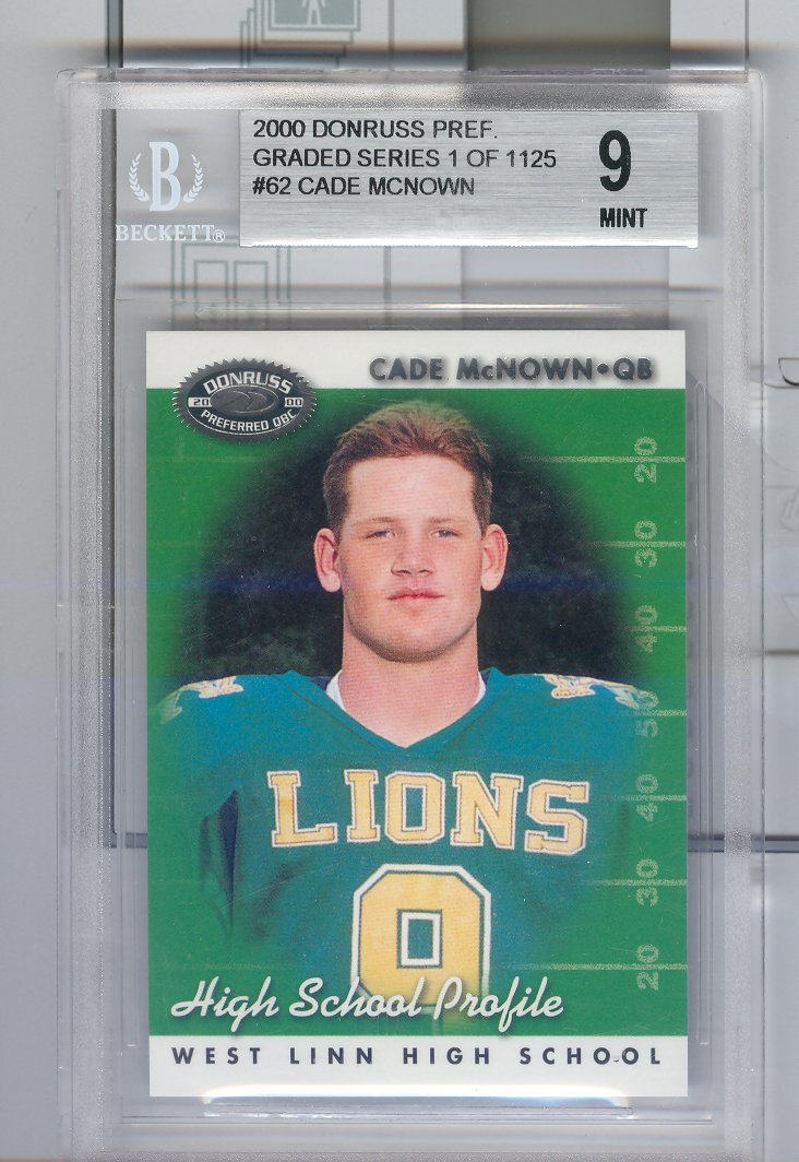 2000 Donruss Preferred #62 Cade McNown HS