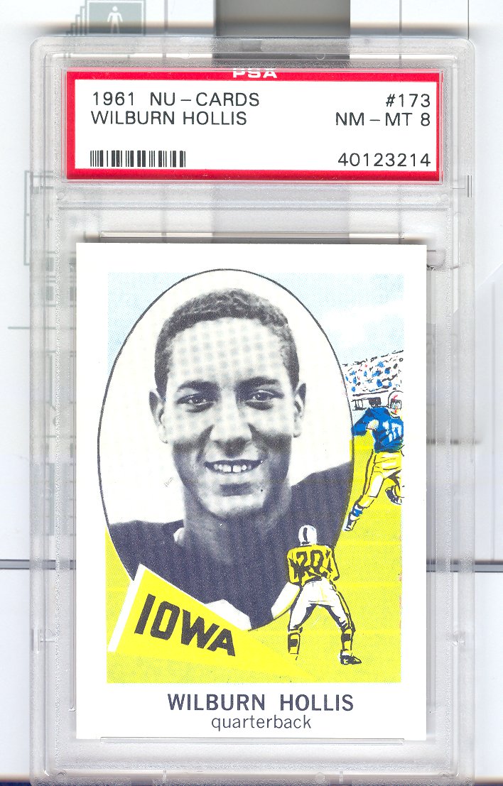 1961 Nu-Card #173 Wilburn Hollis