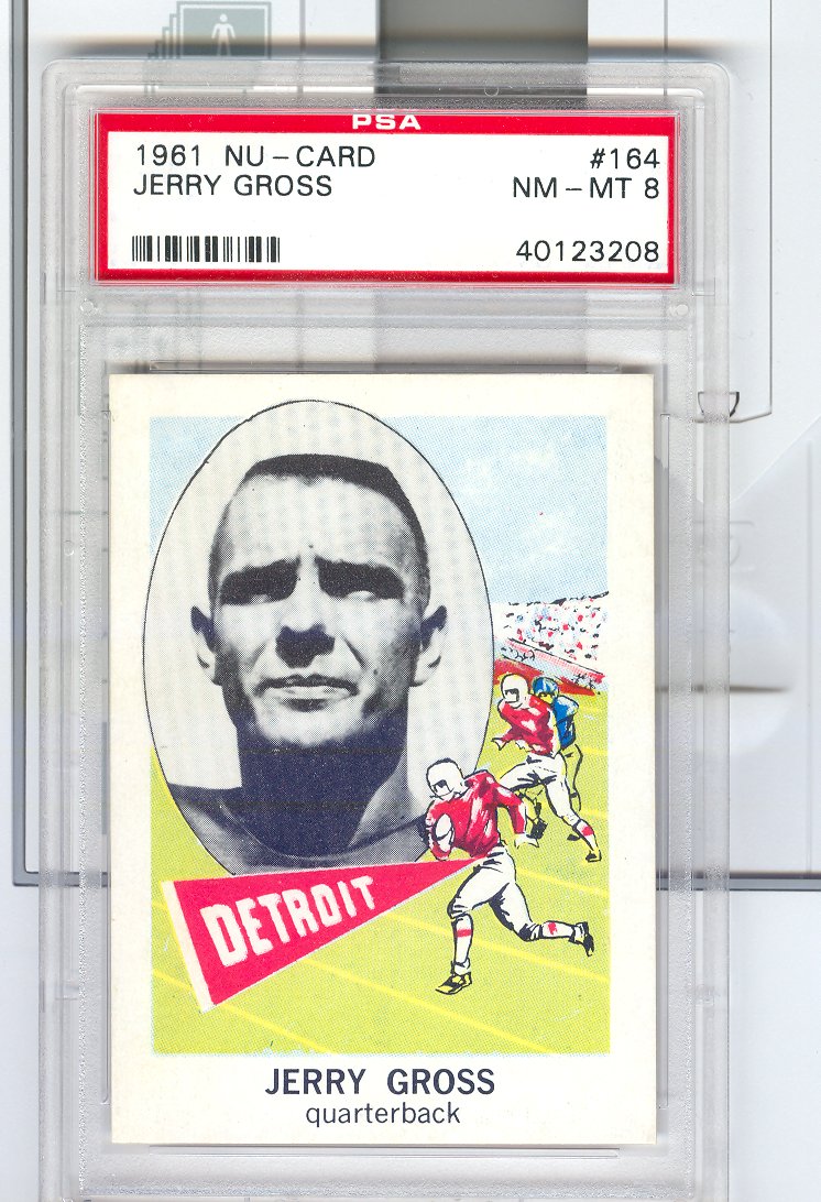 1961 Nu-Card #164 Jerry Cross