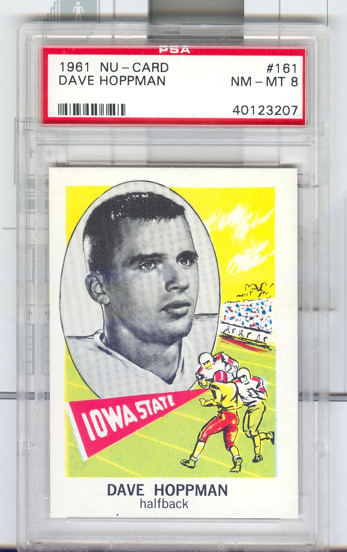 1961 Nu-Card #161 Dave Hoppmann