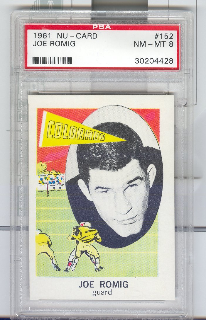 1961 Nu-Card #152 Joe Romig