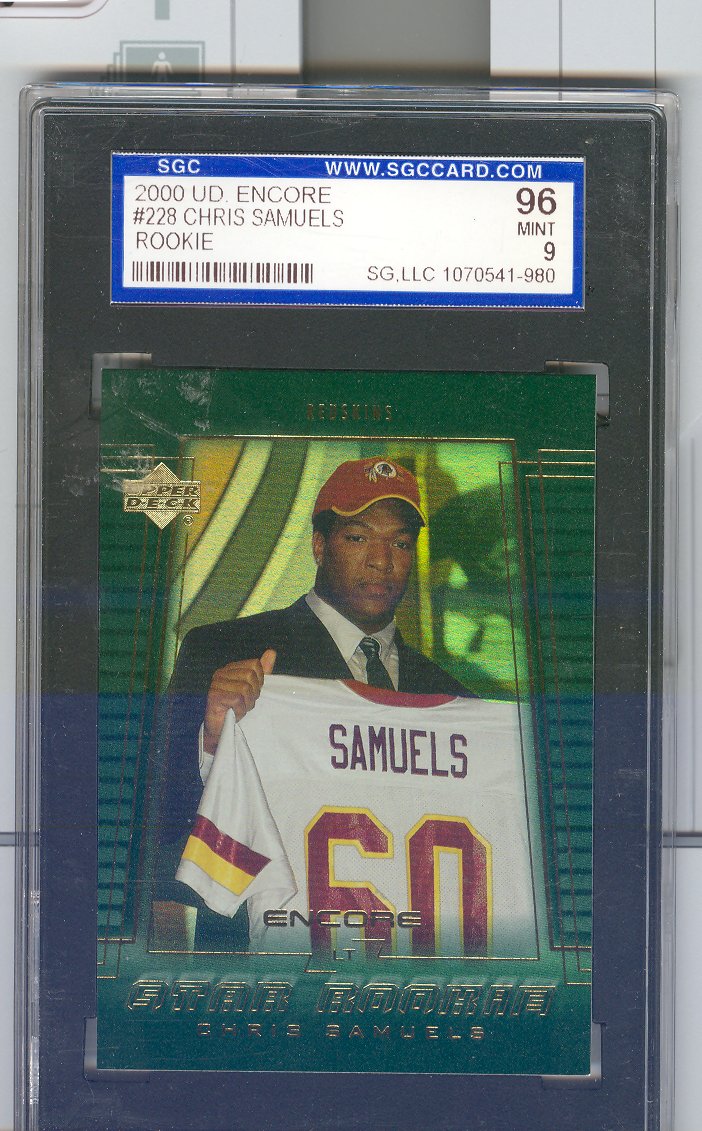 2000 Upper Deck Encore #228 Chris Samuels RC
