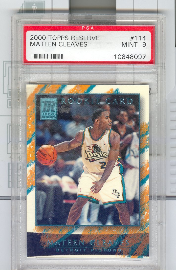 2000-01 Topps Reserve #114 Mateen Cleaves/999 RC