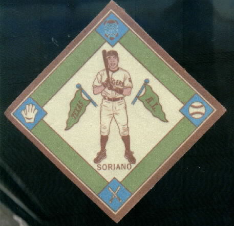 2005 Topps Turkey Red B-18 Blankets #AS2 Alfonso Soriano White