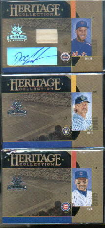 2005 Diamond Kings Heritage Collection Signature Bat #9 Dwight Gooden/100