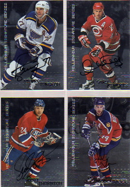 1999-00 BAP Millennium Autographs #107 Rob Niedermayer