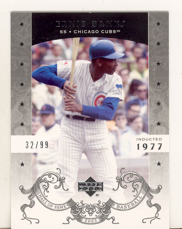 2005 Upper Deck Hall of Fame Silver #25 Ernie Banks