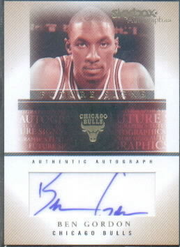 2004-05 SkyBox Autographics Future Signs Autographs 50 #BG Ben Gordon