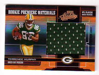 2005 Absolute Memorabilia Rookie Premiere Materials Oversize #231 Terrence Murphy