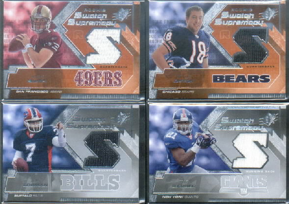 2005 SPx Rookie Swatch Supremacy #RSAS Alex Smith QB