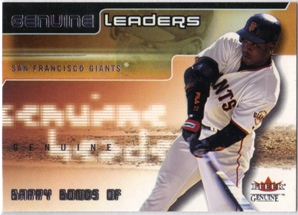 2002 Fleer Genuine Leaders #5 Barry Bonds