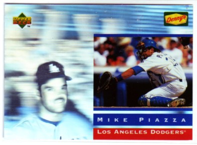 1995 Denny's Holograms #20 Mike Piazza