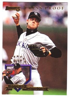 1995 Donruss Press Proofs #120 David Nied