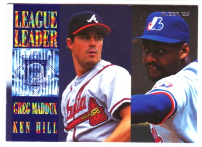 1995 Fleer League Leaders #9 G.Maddux/K.Hill