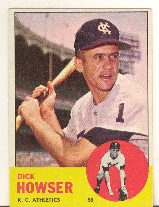 1963 Topps #124 Dick Howser