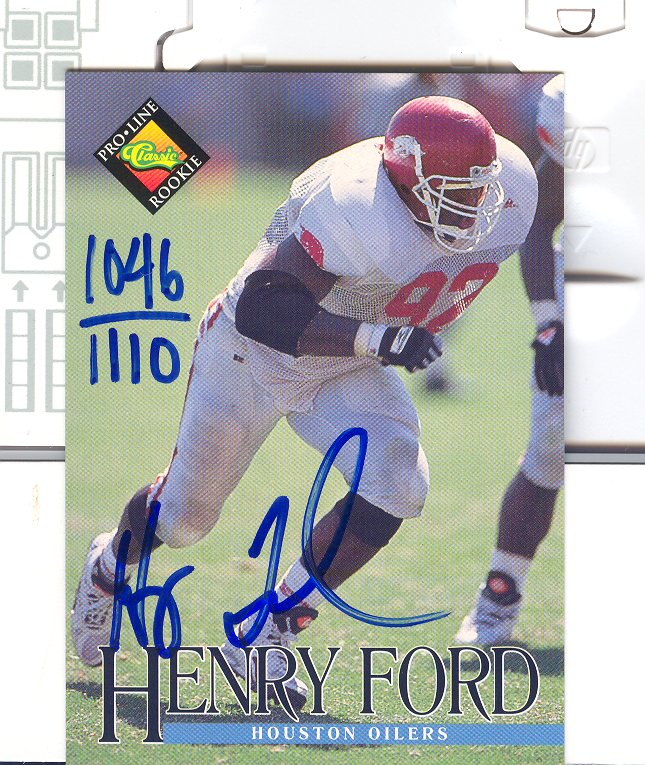 1994 Pro Line Live Autographs #48 Henry Ford/1110