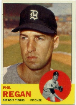 1963 Topps #494 Phil Regan