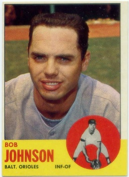 1963 Topps #504 Bob Johnson