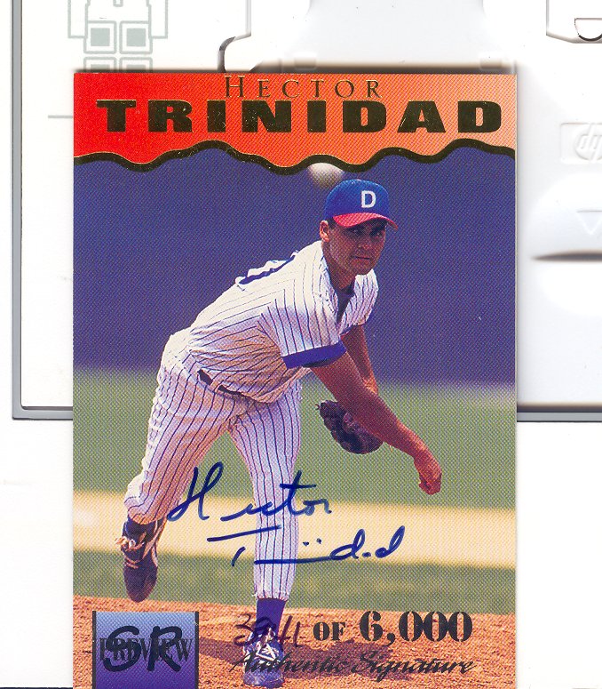 1995 Signature Rookies Previews Signatures #35 Hector Trinidad