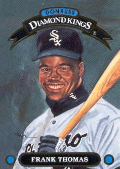 1992 Donruss Diamond Kings #DK8 Frank Thomas