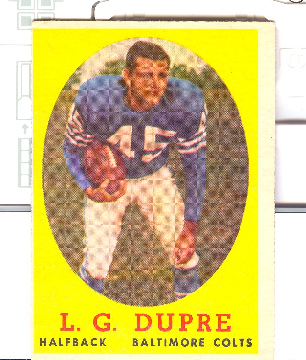 1958 Topps #117 L.G. Dupre